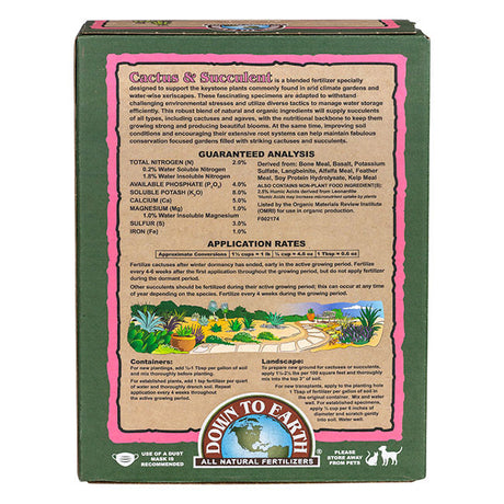 Cactus & Succulent 2-4-8 Fertilizer Mini 1 Lb