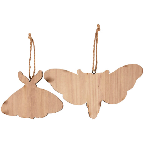 Moth Ornament Set