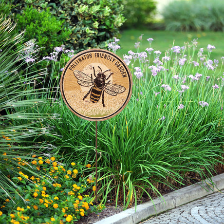 Pollinator Garden Stake