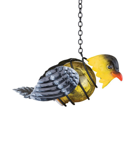 Bird Solar Lantern - Goldfinch