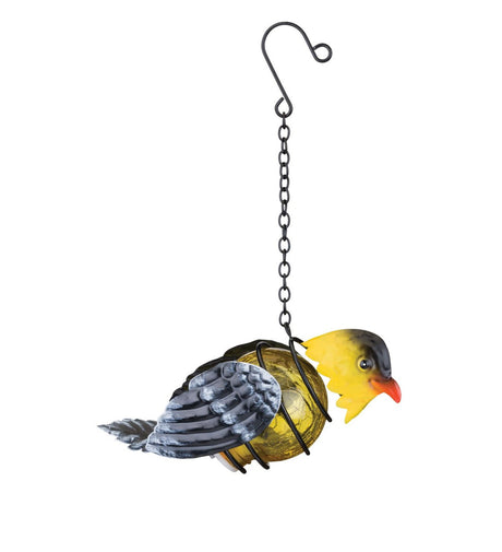 Bird Solar Lantern - Goldfinch