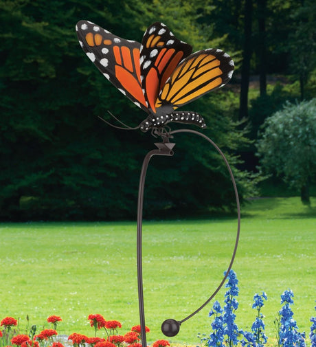 Rocker Butterfly Stake - Monarch
