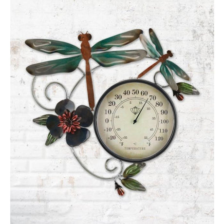 Thermometer Wall Decor - Dragonfly