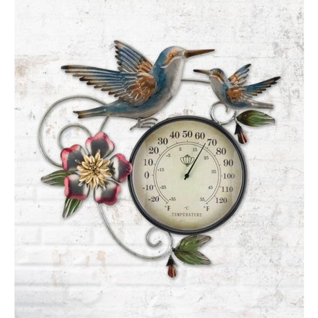 Thermometer Wall Decor - Hummingbird