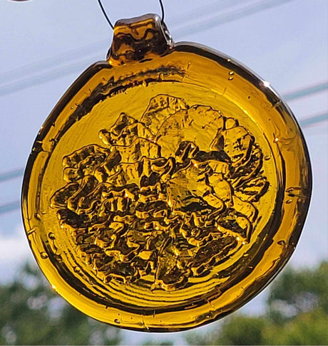 Old Hancock Peony Suncatcher