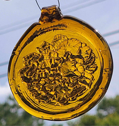 Old Hancock Peony Suncatcher