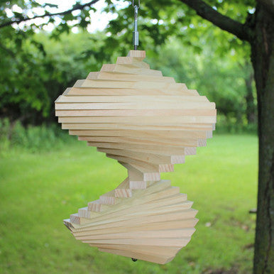 Natural Pine Wind Spinner