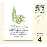 The Old Farmer’s Almanac – Gardening 2026 Daily Calendar