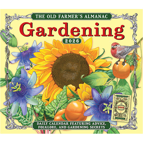 The Old Farmer’s Almanac – Gardening 2026 Daily Calendar