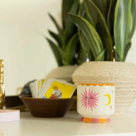 Sun Ceramic Candle - Orange Blossom