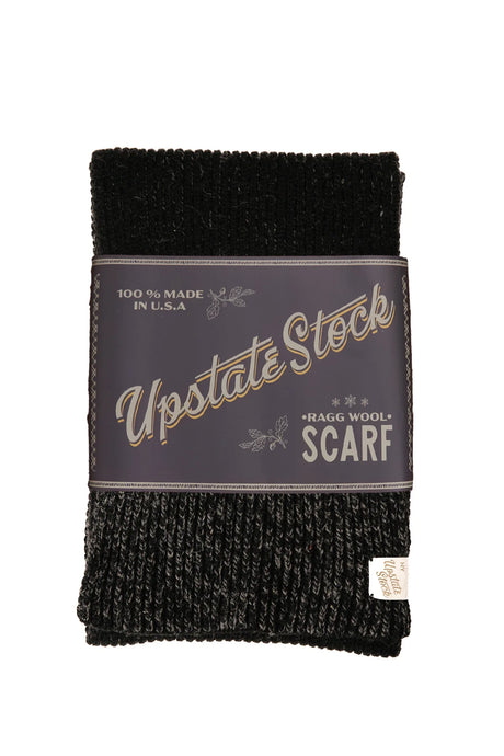 U.S. Ragg Wool Scarf - Black Melange