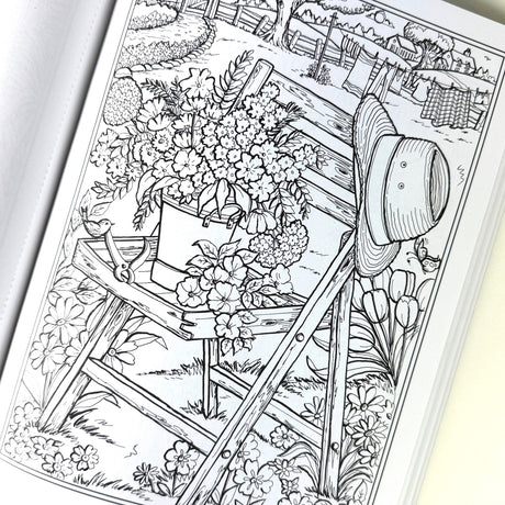 Country Gardens Coloring Book