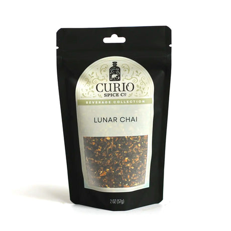 The Lunar Chai tea in its 2oz package against a white background