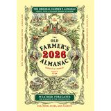 Cover of The Old Farmer's Almanac for 2026 with decorative elements and text.