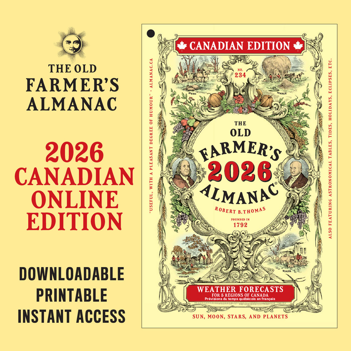 Online  Canadian Edition - 2026  - The Old Farmer's Almanac