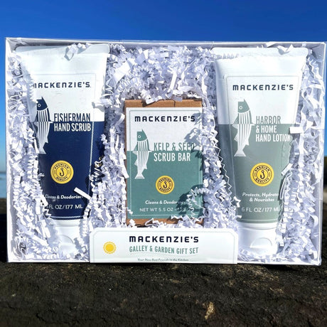 the Galley & Garden gift set in its gift packaging