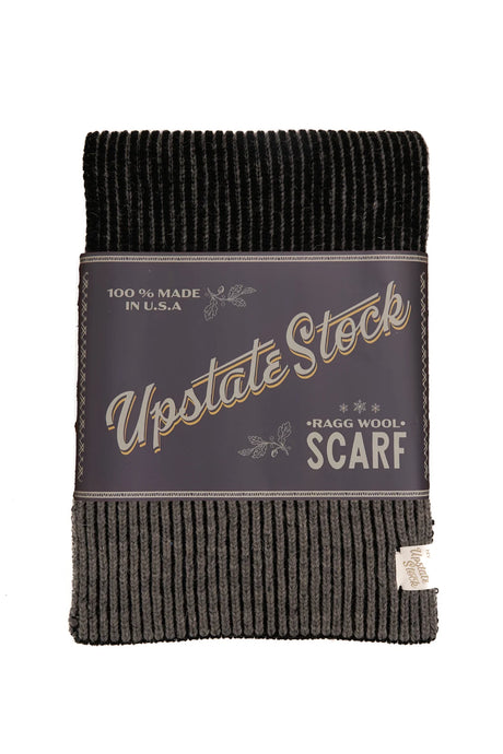 U.S. Ragg Wool Scarf - Grey Tweed