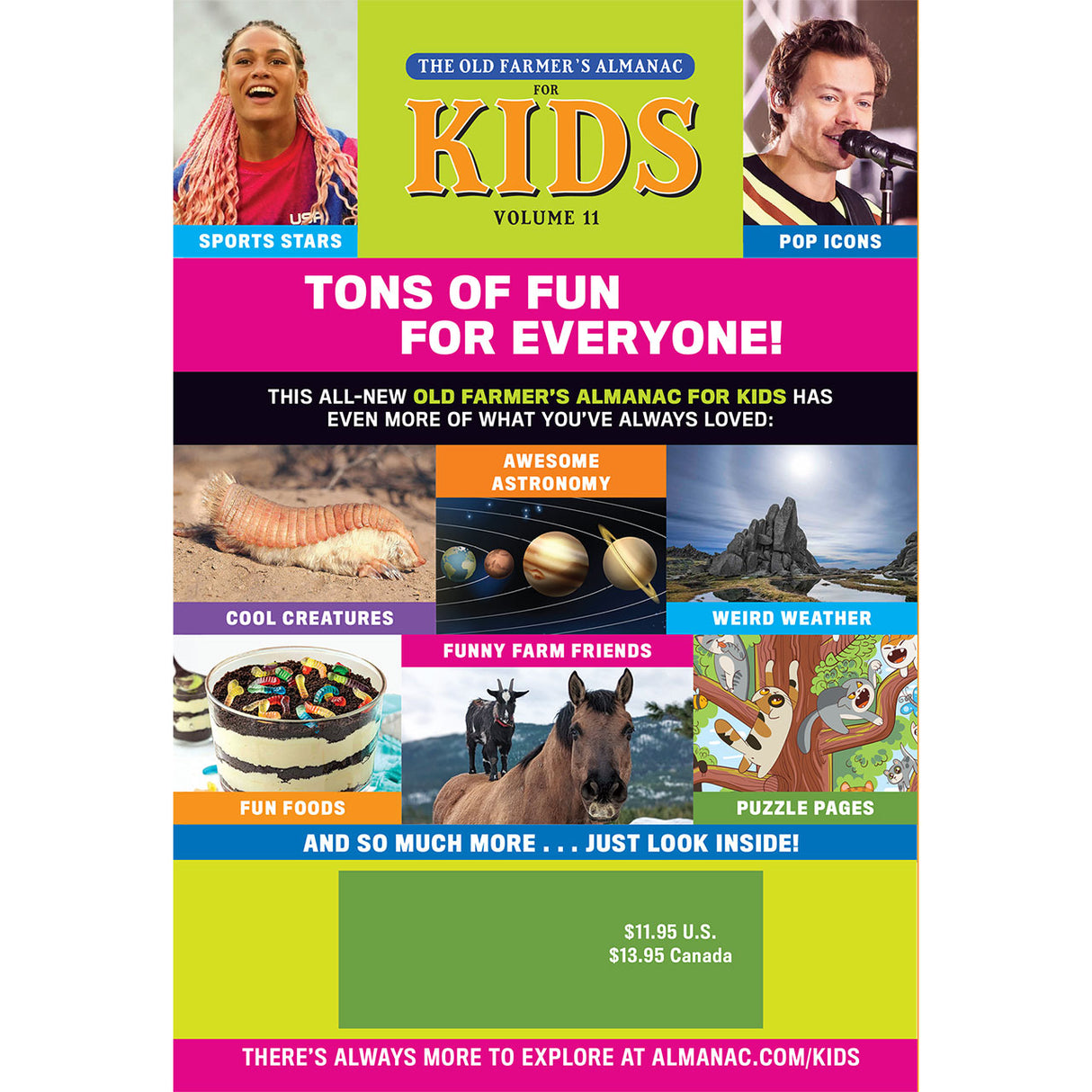 The Old Farmer's Almanac for Kids Volume 11