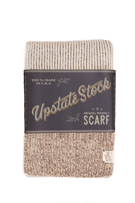 U.S. Ragg Wool Scarf - Oatmeal Melange