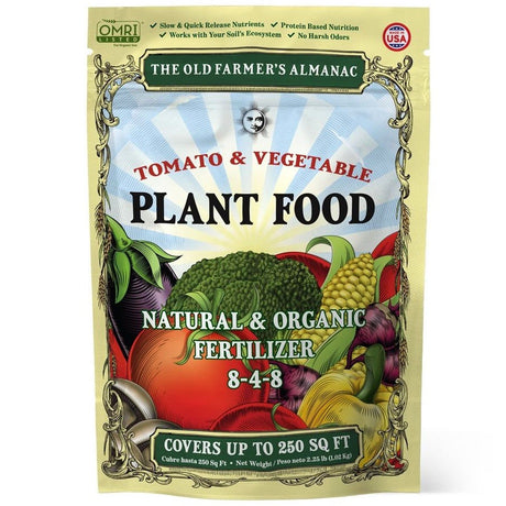 Tomato and vegetable plant food, 2 1/4 pound bag