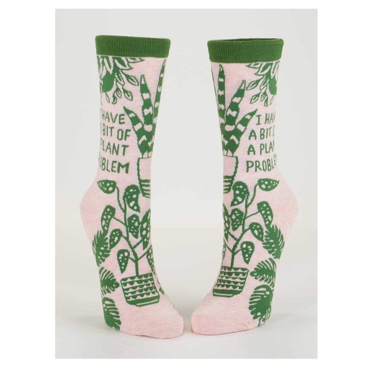 I Have A Bit Of A Plant Problem Crew Socks