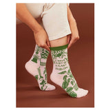 I Have A Bit Of A Plant Problem Crew Socks