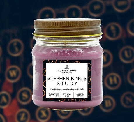 Stephen King's Study 8oz Scented Soy Candle